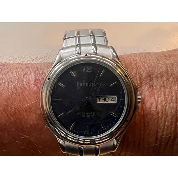 Armitron Men's Quartz Watch Water Resist to 165 Ft., Model #20/1365 2105 (3) New - Picture 2 of 4